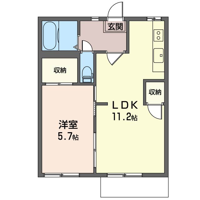 ハイネス東六月Ｂ103-2