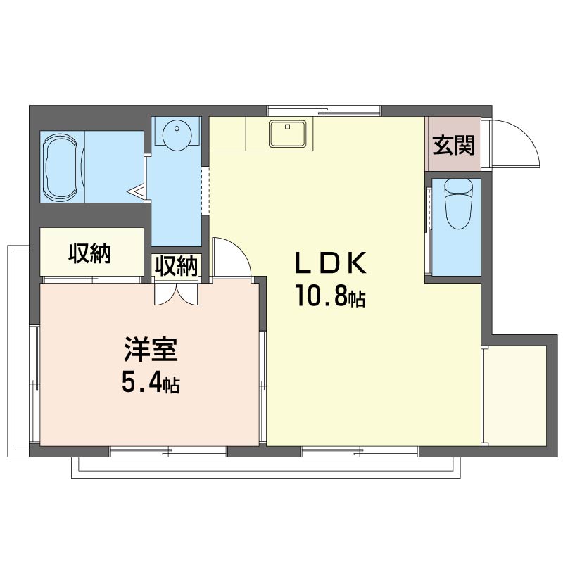 ビュ-バレ-学園B 202号-3