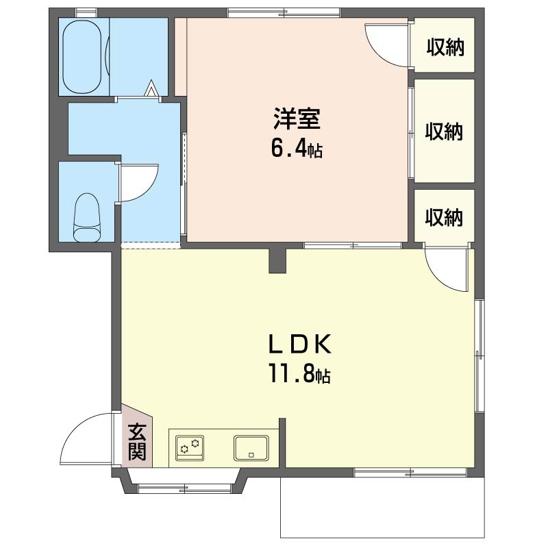 ドミ－ル大沼 102号-16