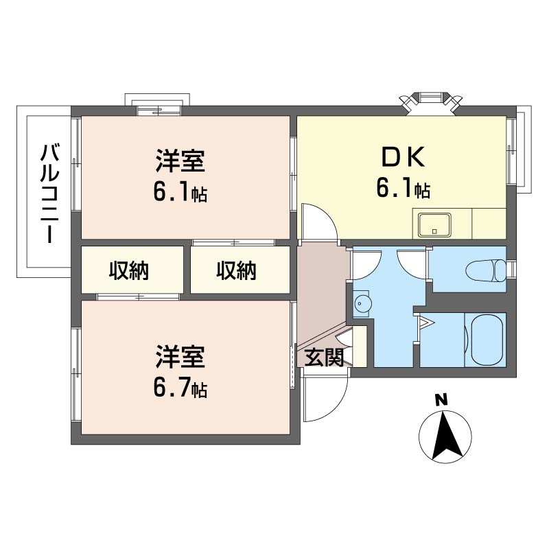 グリ-ンハイツ小柳 202号-16