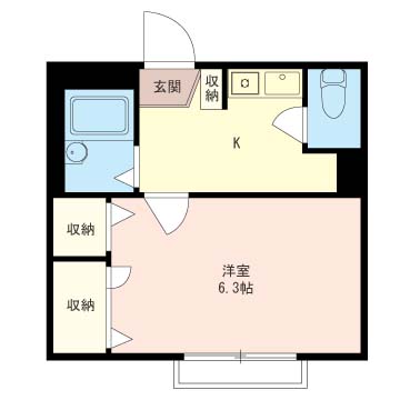 リバーサイドハイツＢ 201号-16