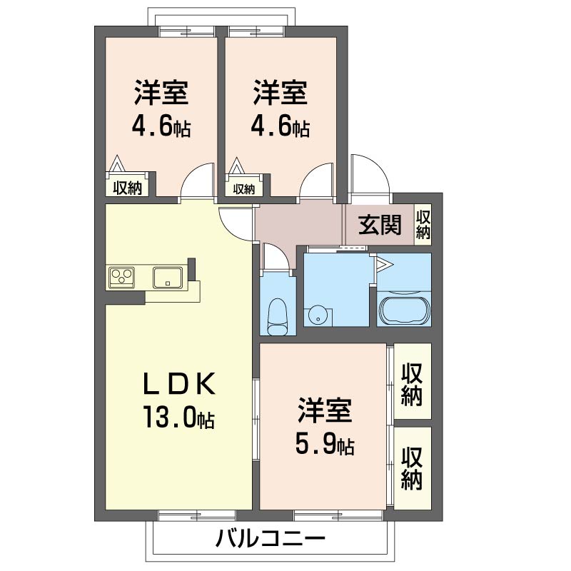カサベルデ倉沢 202号-4