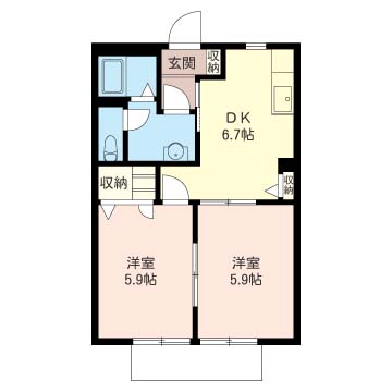 ローズハウスＡ 202号-16