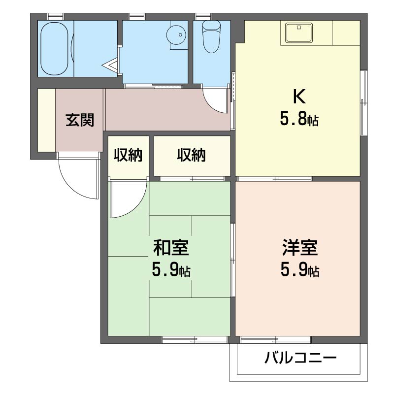 シャーメゾン花形A 202号-3