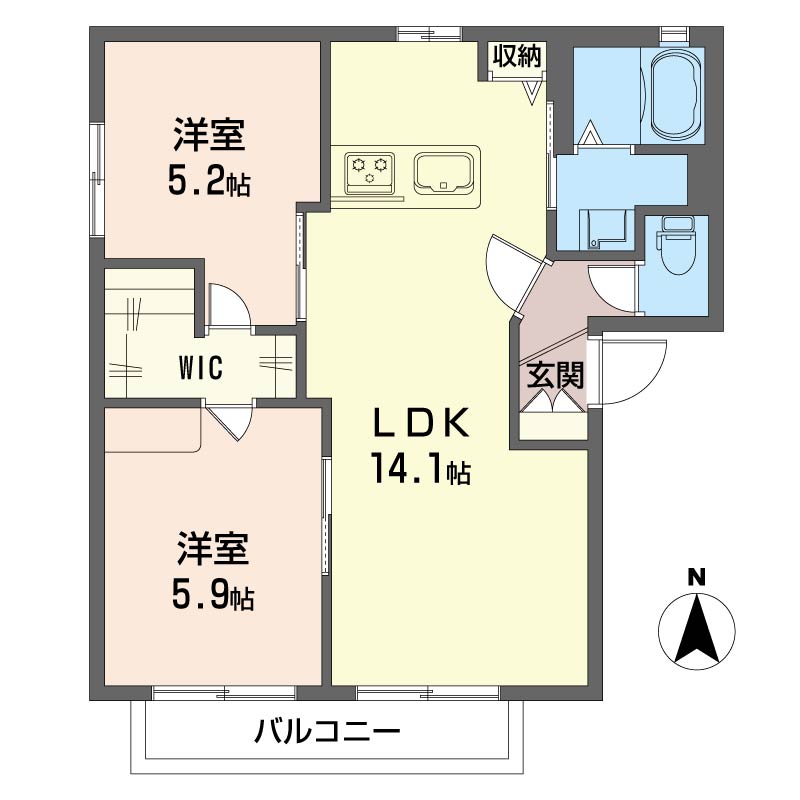 シャーメゾンＳｈｉｎ’ｓ　Ｂ 201号-3