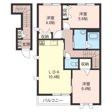 エスペランサＢ 201号-2