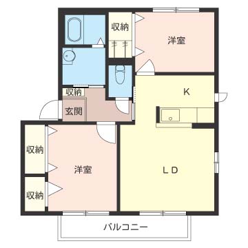 シャーメゾンＦｏｒｔｅ　Ｂ 202号-12
