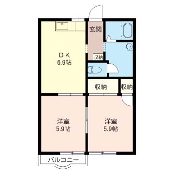 サンモ－ル・学園 205号-9