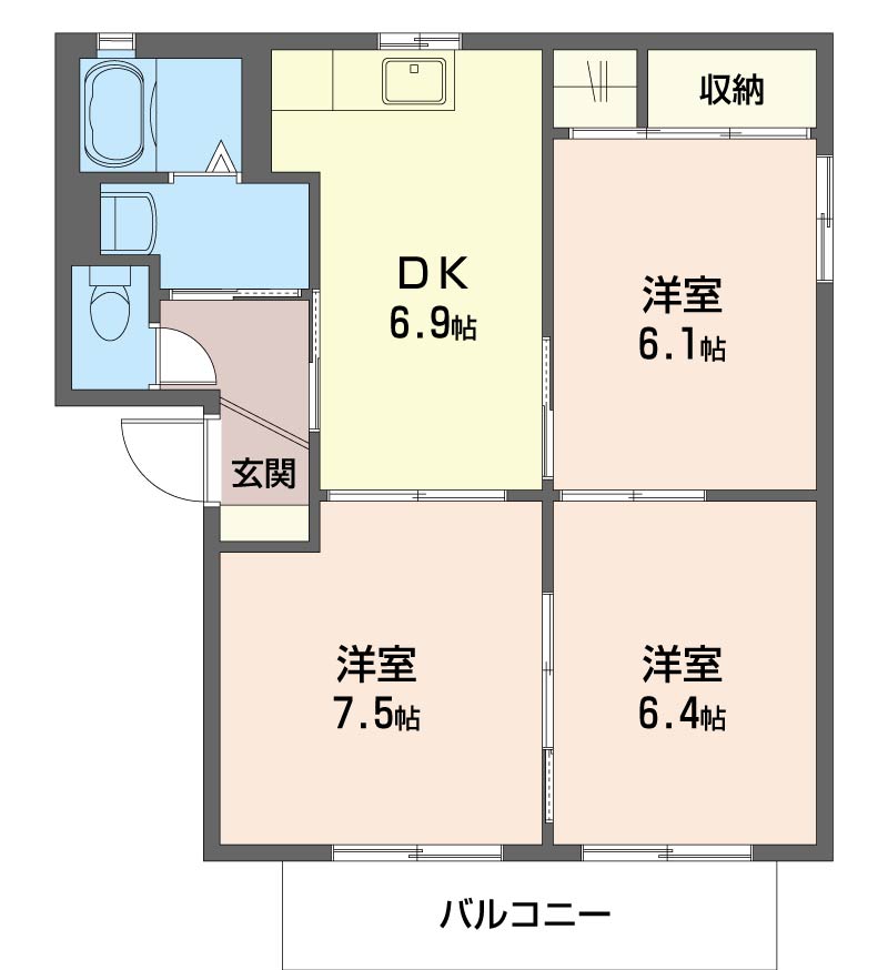 シャーメゾン山田Ａ 102号-16