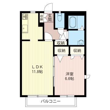 Ｎｅｗ　ＣａｎａｌⅡ　Ｄ棟205-2