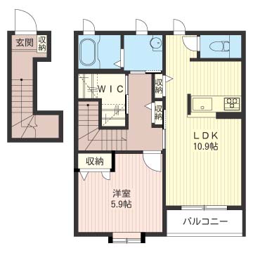 ヴィラ　フロイント203-2