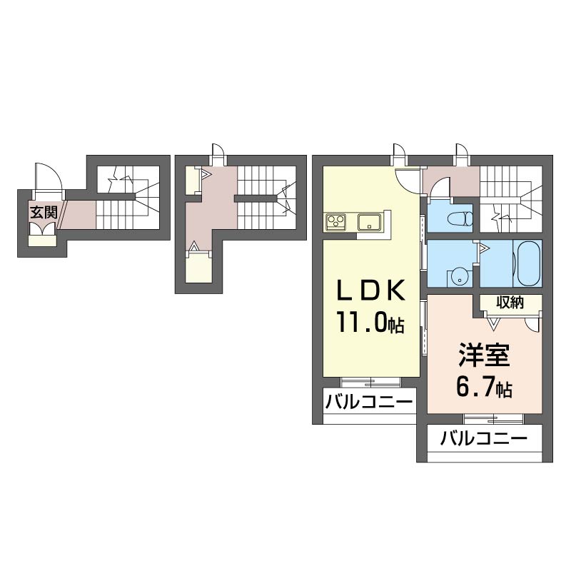 ユイットシャンブル南台302-2