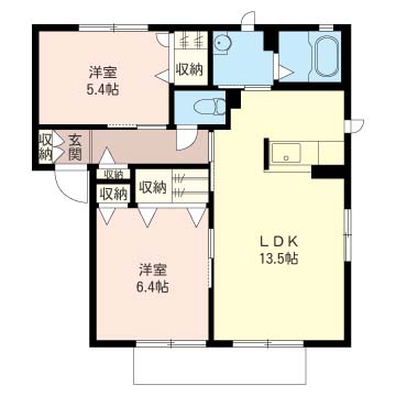 プレジール古川渡102-2