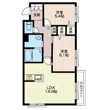 アルフラット代々木上原202-2