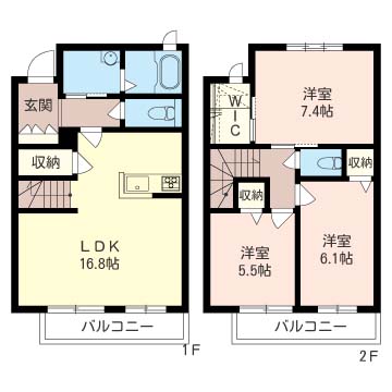 フローラ稲城Ａ 103号-16