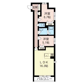 Ｍａｉｓｏｎ　Ｐａｒｋ　Ｌａｎｅ 303号-16