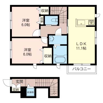 ヴィアソーレ向山イースト 202号-4