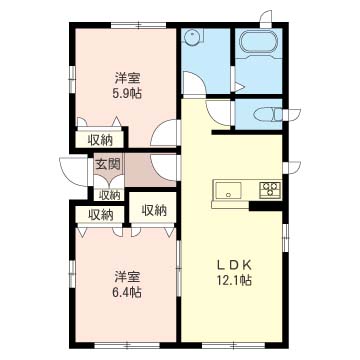シャーメゾン　アルモニ 101号-16