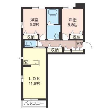 ウィステリア天神 101号-16