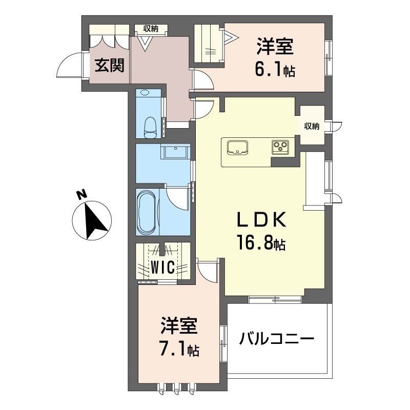 リシェス・ノワール下北沢203-2