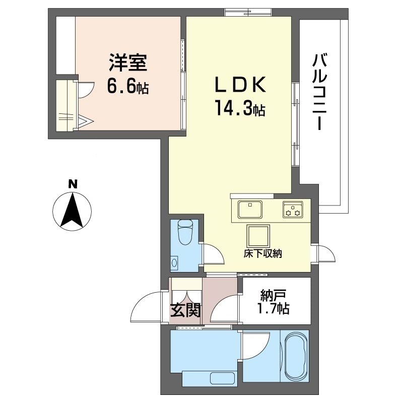 ウィステリア若松町 101号-16