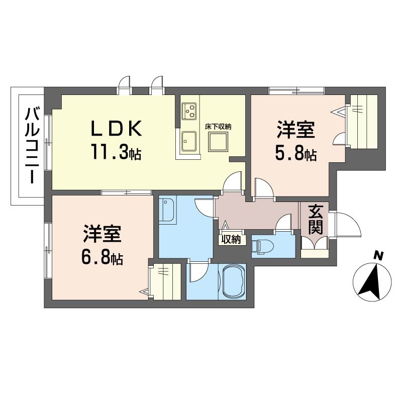 クラウド　ヒル 101号-15
