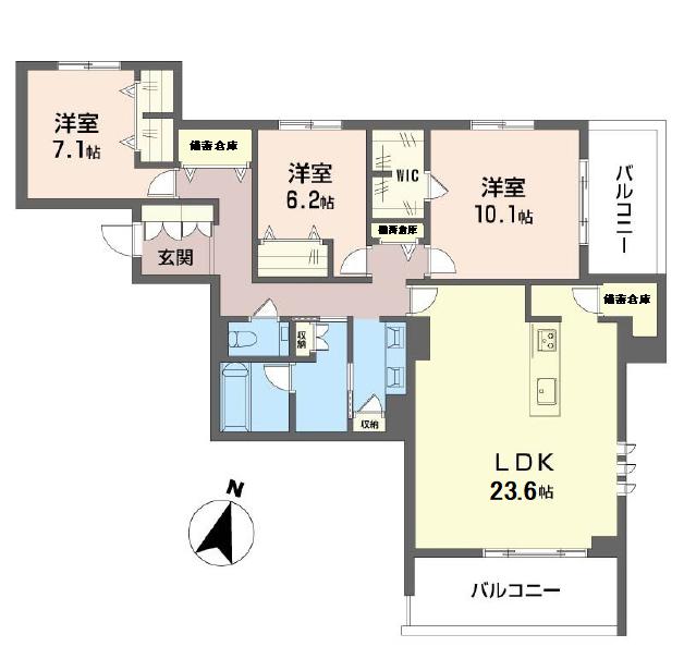 メゾン　ド　みつ池成城201-2