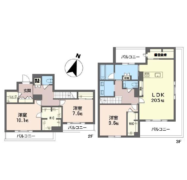 メゾン　ド　みつ池成城 202号-14