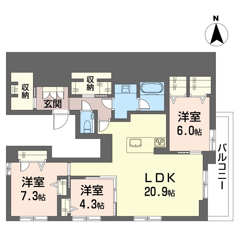 ＳＵレジデンス若松町301-2