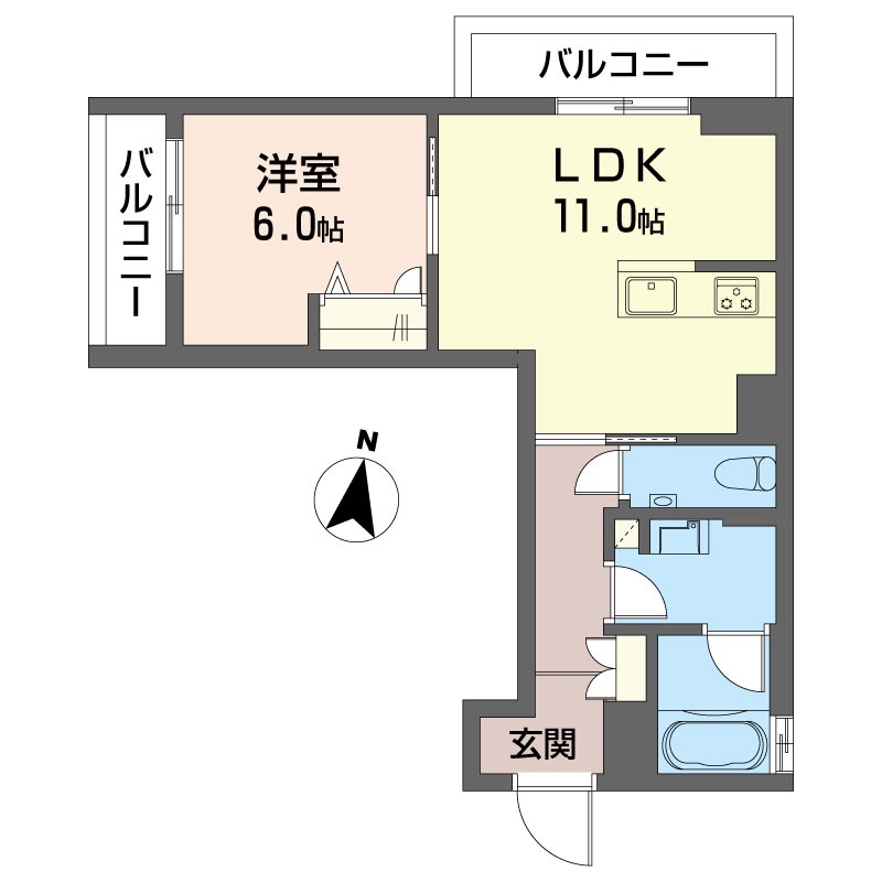 グランリュクス中野坂上 201号-16
