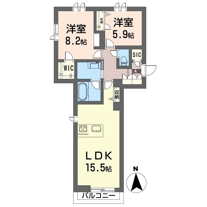 シャーメゾンｃａｌｍｅ101-2