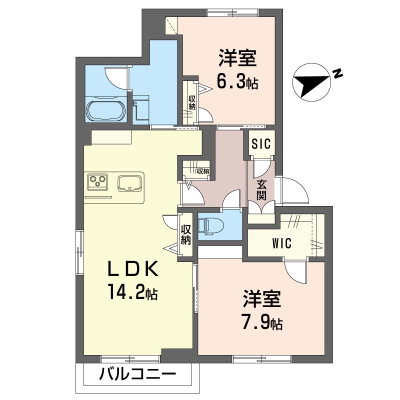 シャーメゾン酒折 101号-12