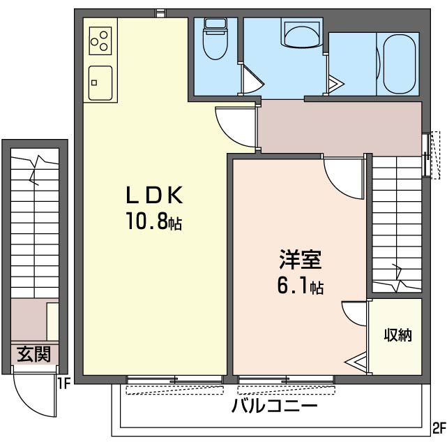ノイエ南台 201号-4