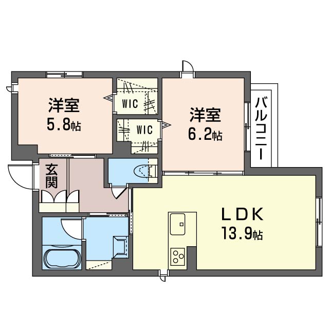 Ｄｉａｍａｎｔｅ下北沢 201号-16