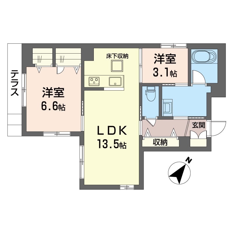 ヴィラアルボⅡ 101号-15