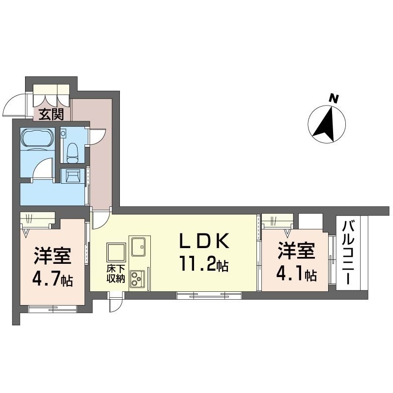 エクラージュ笹塚 102号-15