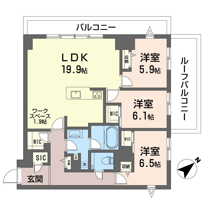 グランフォレスタ　二子玉川 302号-3
