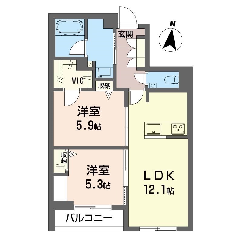 ブラン　ノワール 302号-16