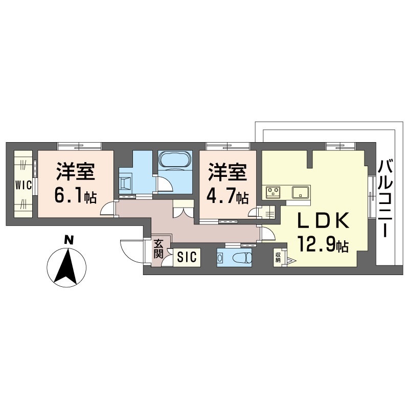 ルガール山王 301号-16