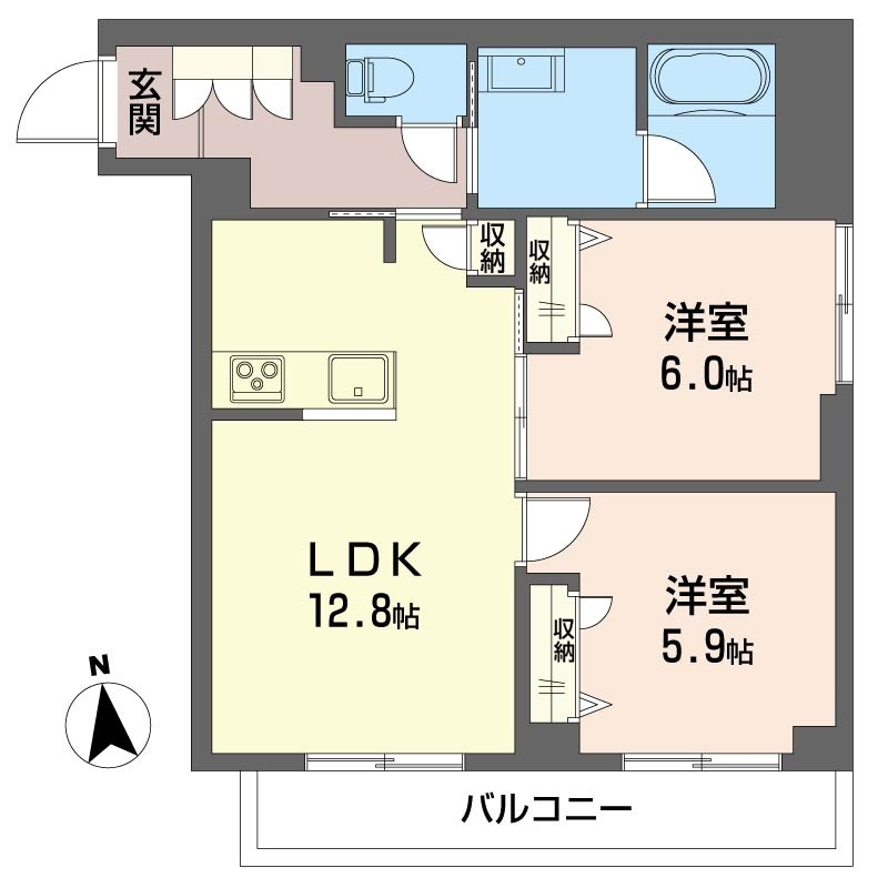 ベリテ常盤台 202号-14