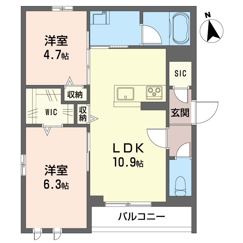 オークステイ清瀬元町ヴィラ 101号-13