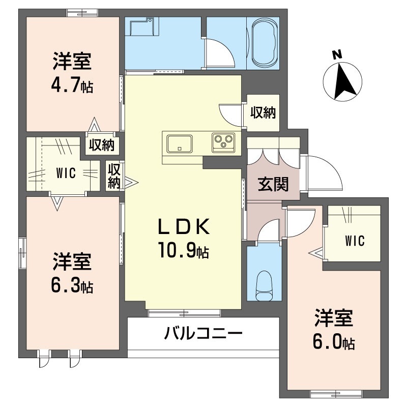 オークステイ清瀬元町ヴィラ 201号-13