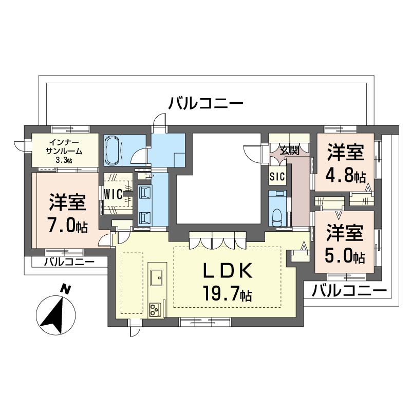 ドエルヤト・グランデ 301号-16