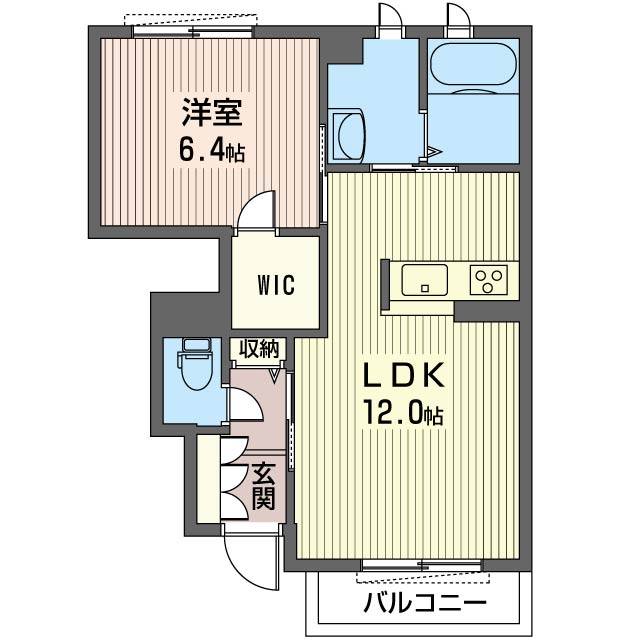 ビューテラスＫ　Ⅲ 102号-5