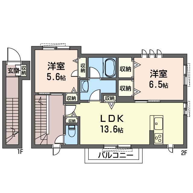 プライム　ビュー　赤塚 201号-16