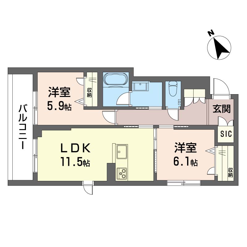 THE TIME 駒込 302号-15