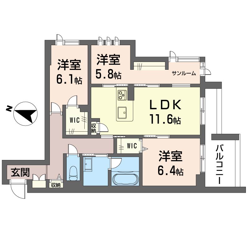 サン　アトモスフィア 402号-15