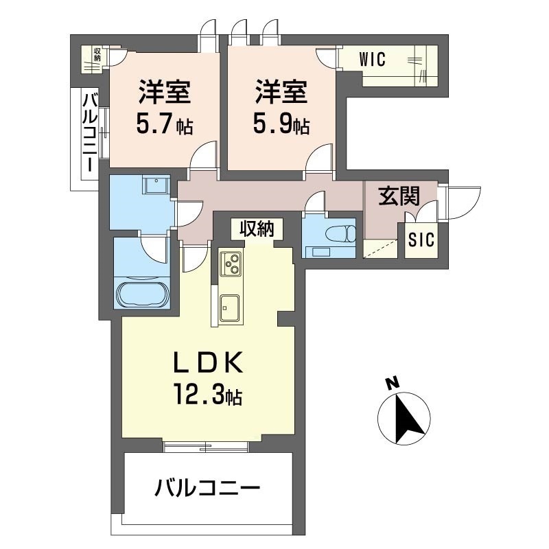 ベルクレール 403号-14