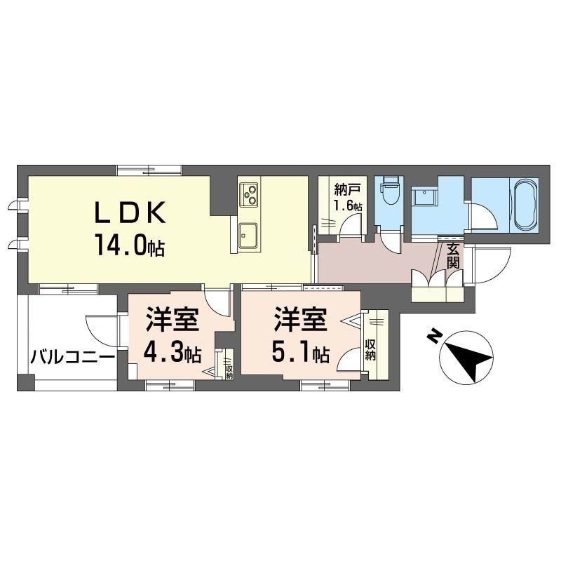 Court Zoshigaya 202号-14