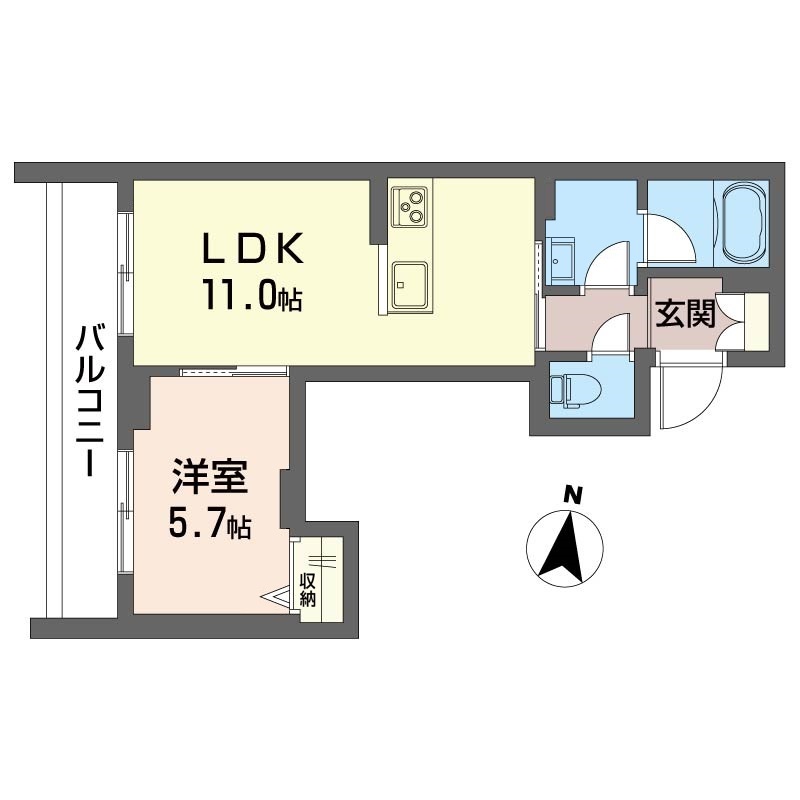 ラ ヴェルビー 小竹町 202号-14